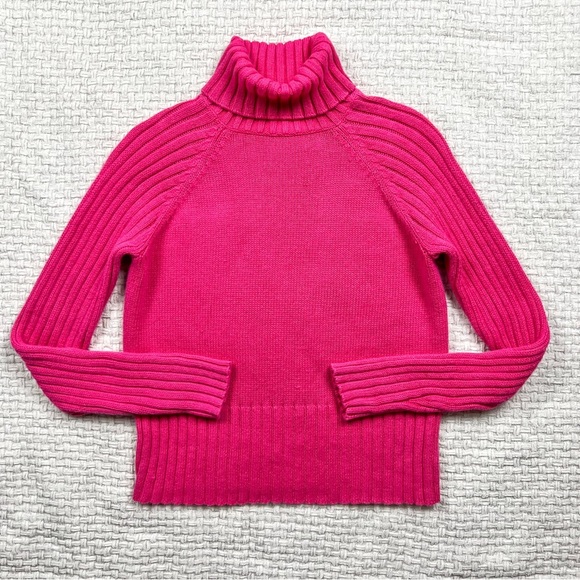 Y2K No Boundaries Pink Knit Turtleneck Sweater - Picture 2 of 6
